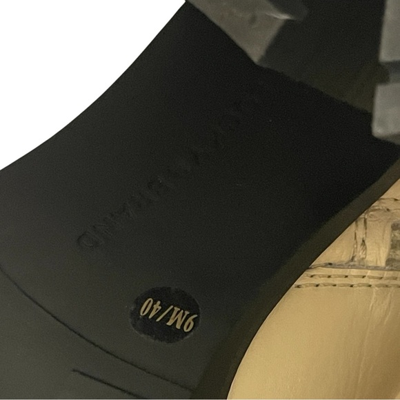 🎁SALE🎁LUCKY BRAND CREAM LEATHER LUG SOLE ANKLE BOOTS SZ 9 MED - Picture 13 of 14